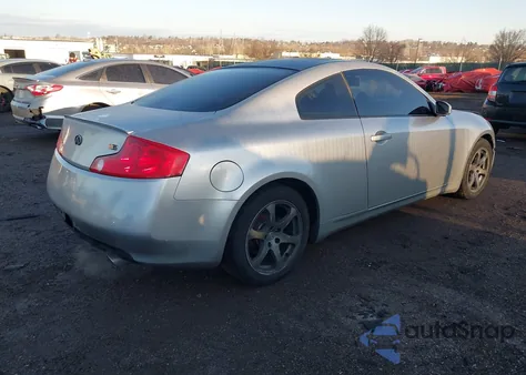 2003 Infiniti G35 Base W/Leather from USA, damaged, VIN JNKCV54E23M212539